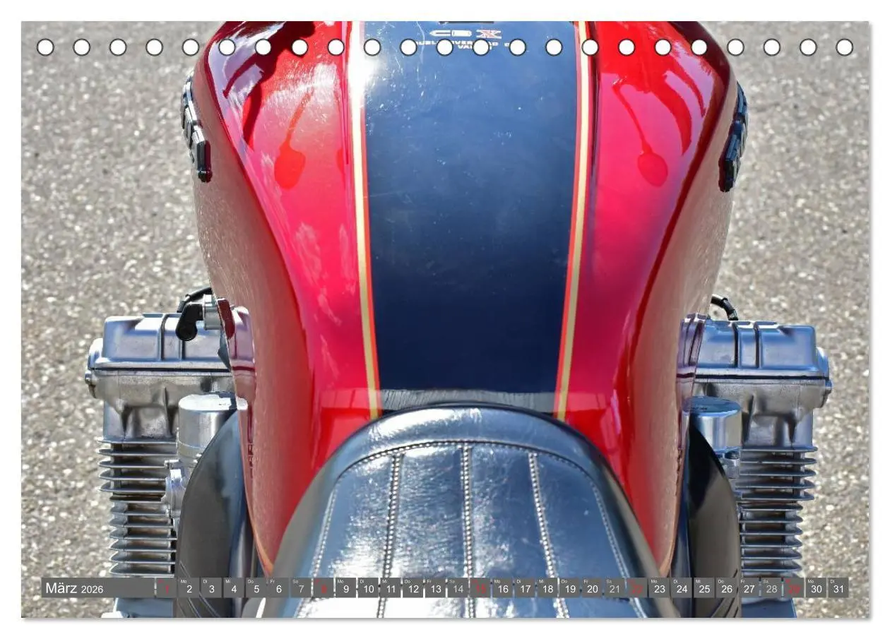 Bild: 9783516047752 | Honda CBX 1000 (Tischkalender 2026 DIN A5 quer), CALVENDO...