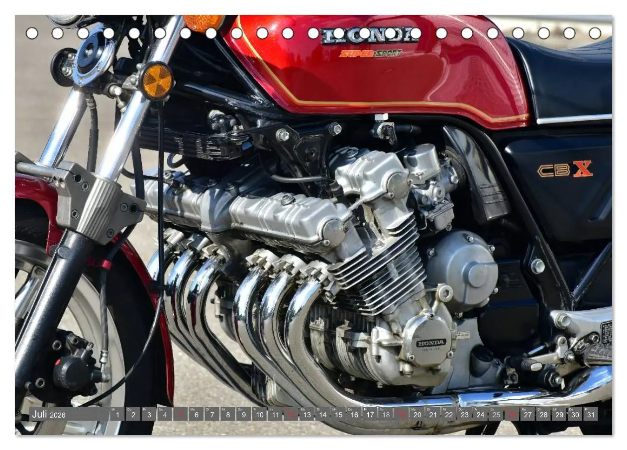 Bild: 9783516047752 | Honda CBX 1000 (Tischkalender 2026 DIN A5 quer), CALVENDO...