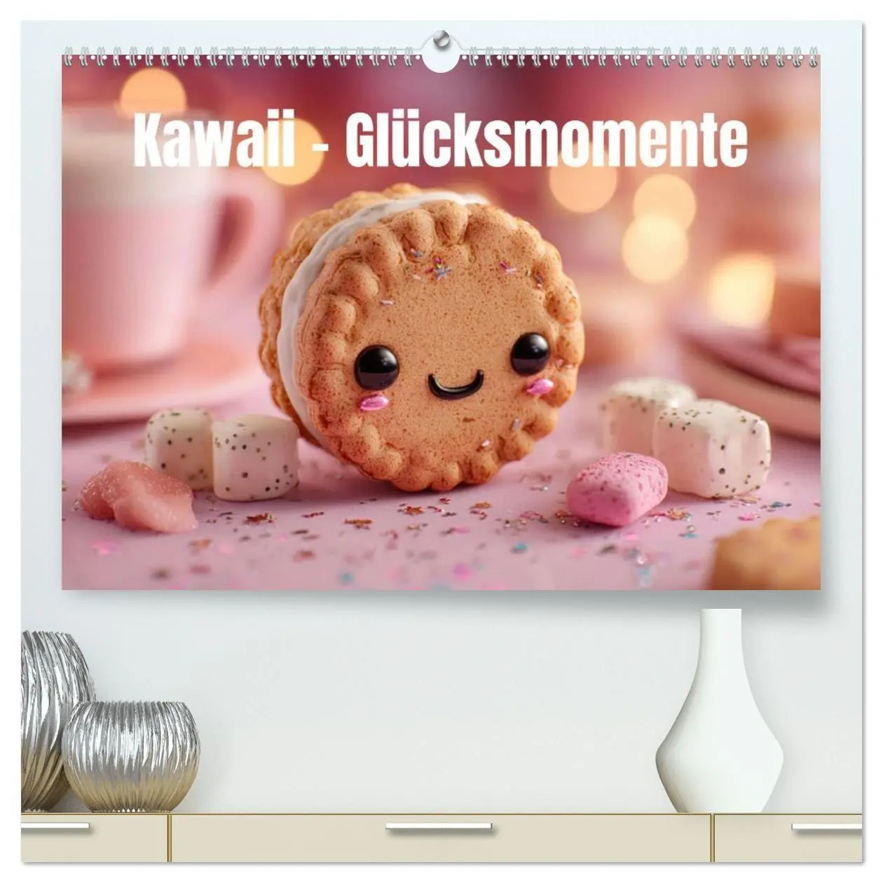 Cover: 9783516737752 | Kawaii-Glücksmomente (hochwertiger Premium Wandkalender 2026 DIN A2...