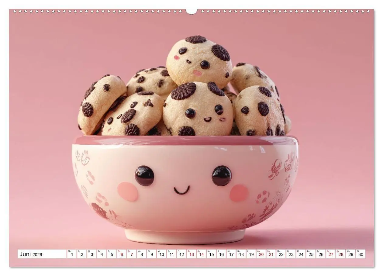 Bild: 9783516737752 | Kawaii-Glücksmomente (hochwertiger Premium Wandkalender 2026 DIN A2...