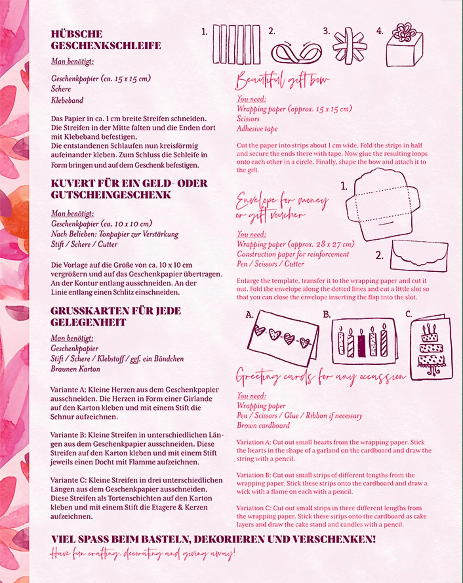 Bild: 4050003957852 | Geschenkpapier-Buch - All about pink | Taschenbuch | 10 S. | Deutsch
