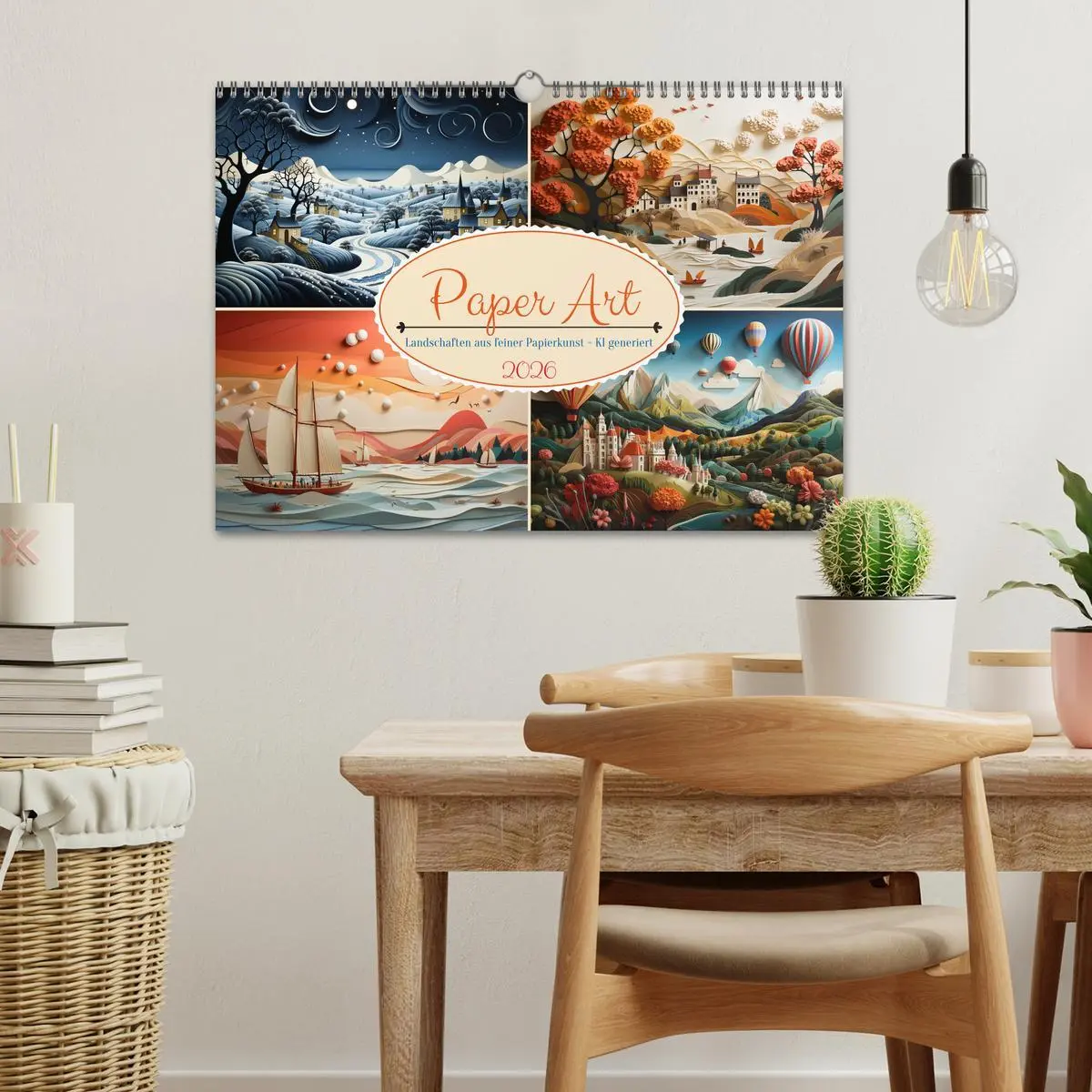 Bild: 9783457497852 | Paper Art (Wandkalender 2026 DIN A3 quer), CALVENDO Monatskalender