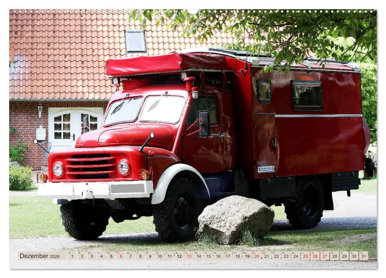 Bild: 9783457947852 | Historische Nutzfahrzeuge (Wandkalender 2026 DIN A2 quer), CALVENDO...