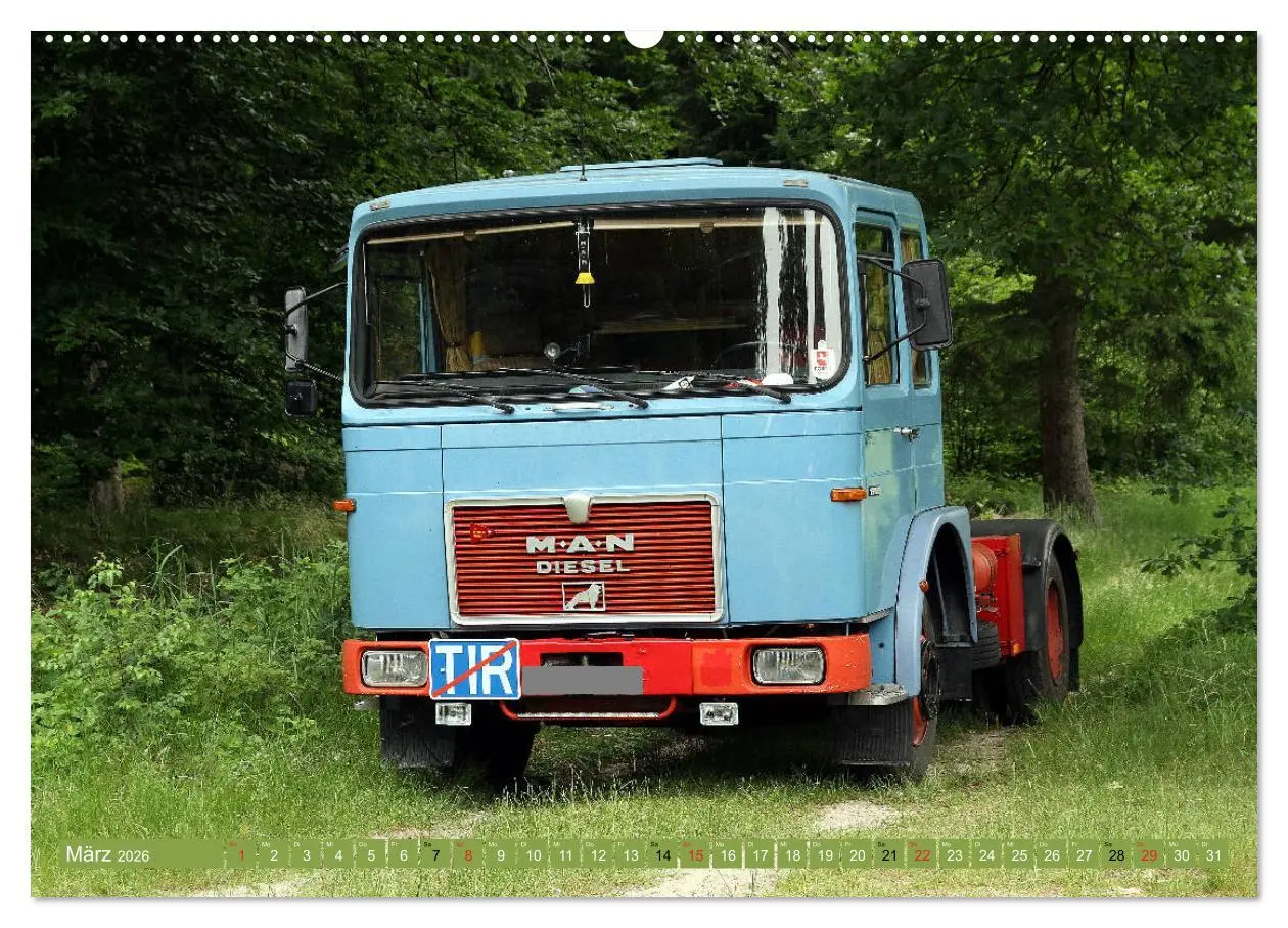 Bild: 9783457947852 | Historische Nutzfahrzeuge (Wandkalender 2026 DIN A2 quer), CALVENDO...