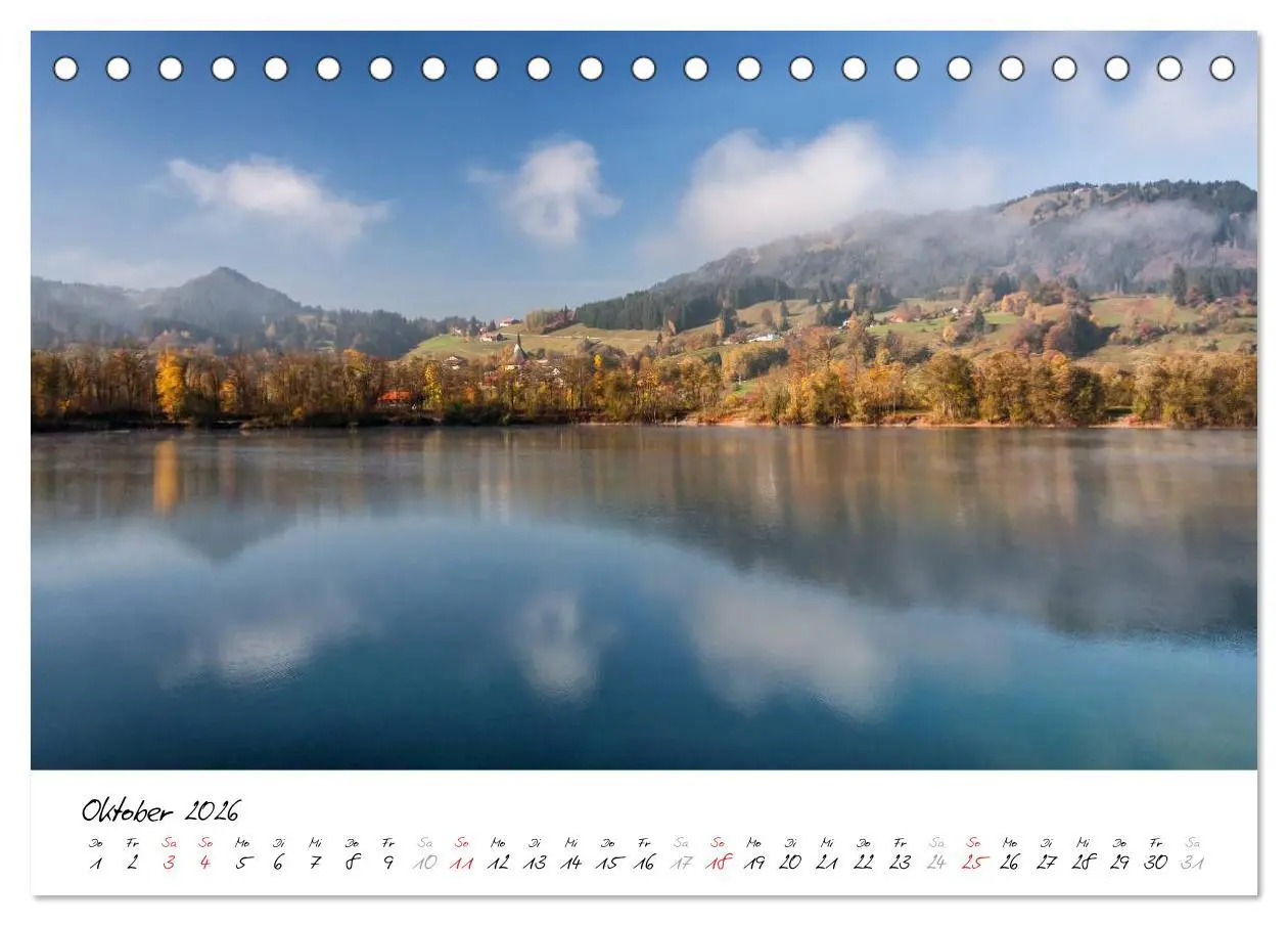 Bild: 9783516037852 | Erlebnis Oberallgäu (Tischkalender 2026 DIN A5 quer), CALVENDO...