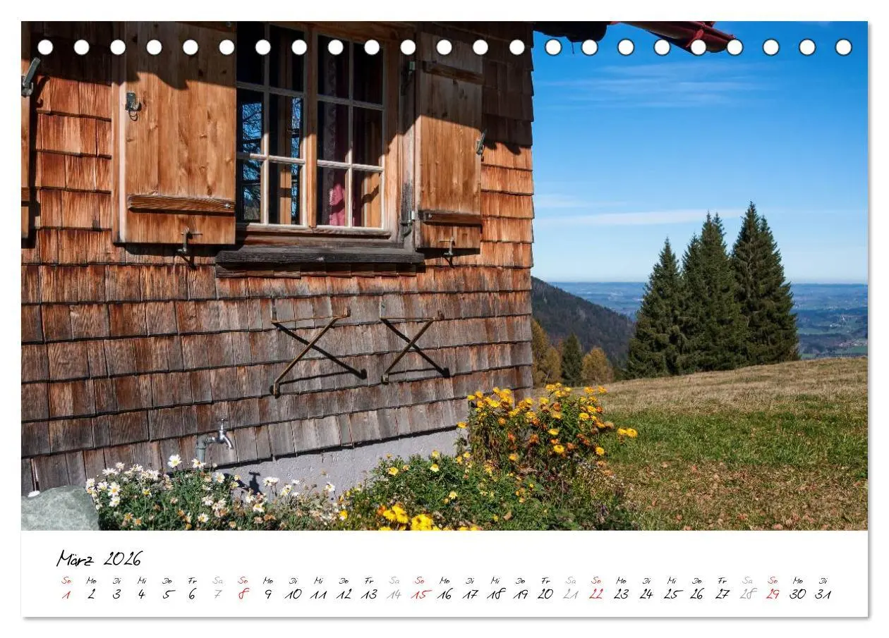 Bild: 9783516037852 | Erlebnis Oberallgäu (Tischkalender 2026 DIN A5 quer), CALVENDO...
