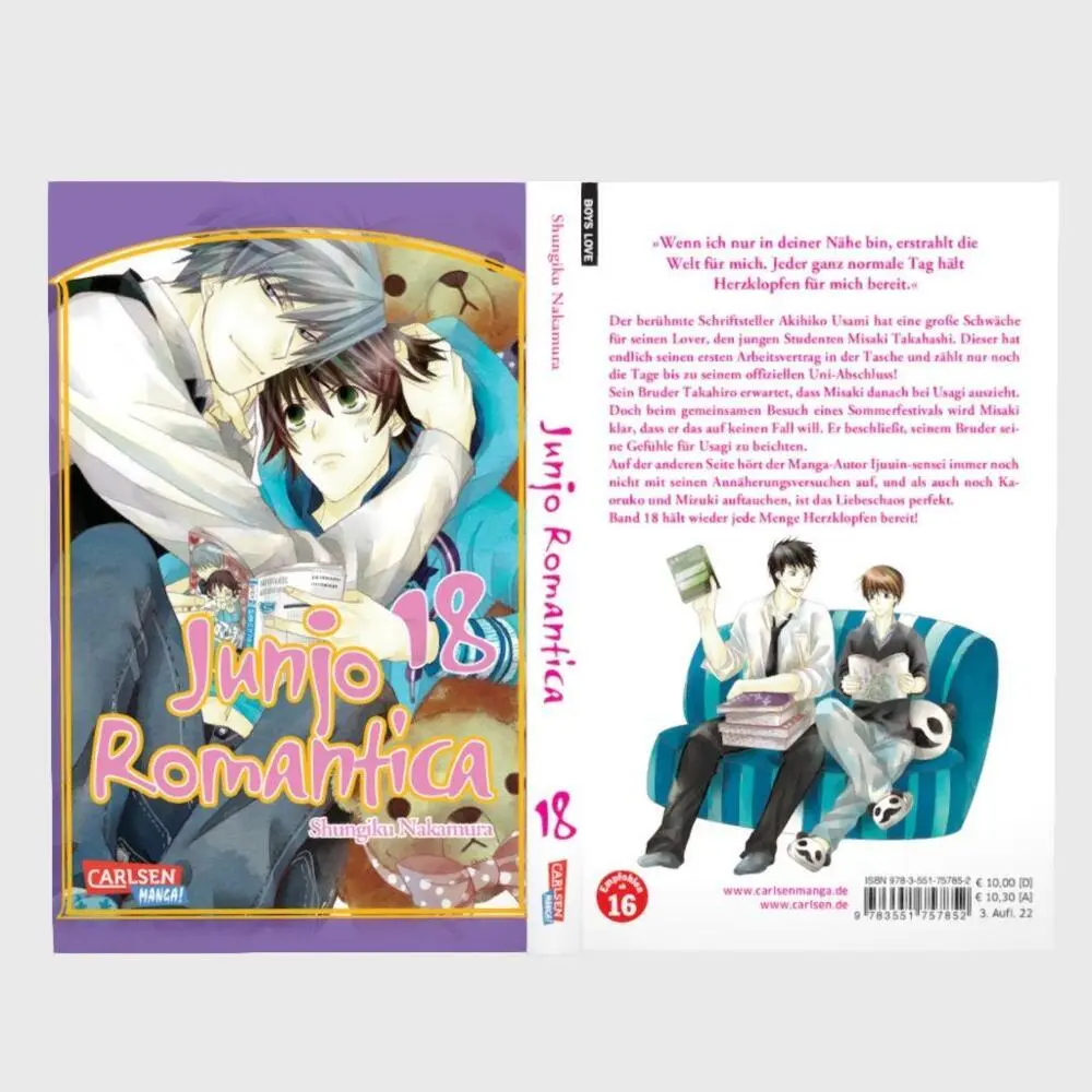 Bild: 9783551757852 | Junjo Romantica 18 | Die beliebte Boys-Love-Soap-Opera | Nakamura