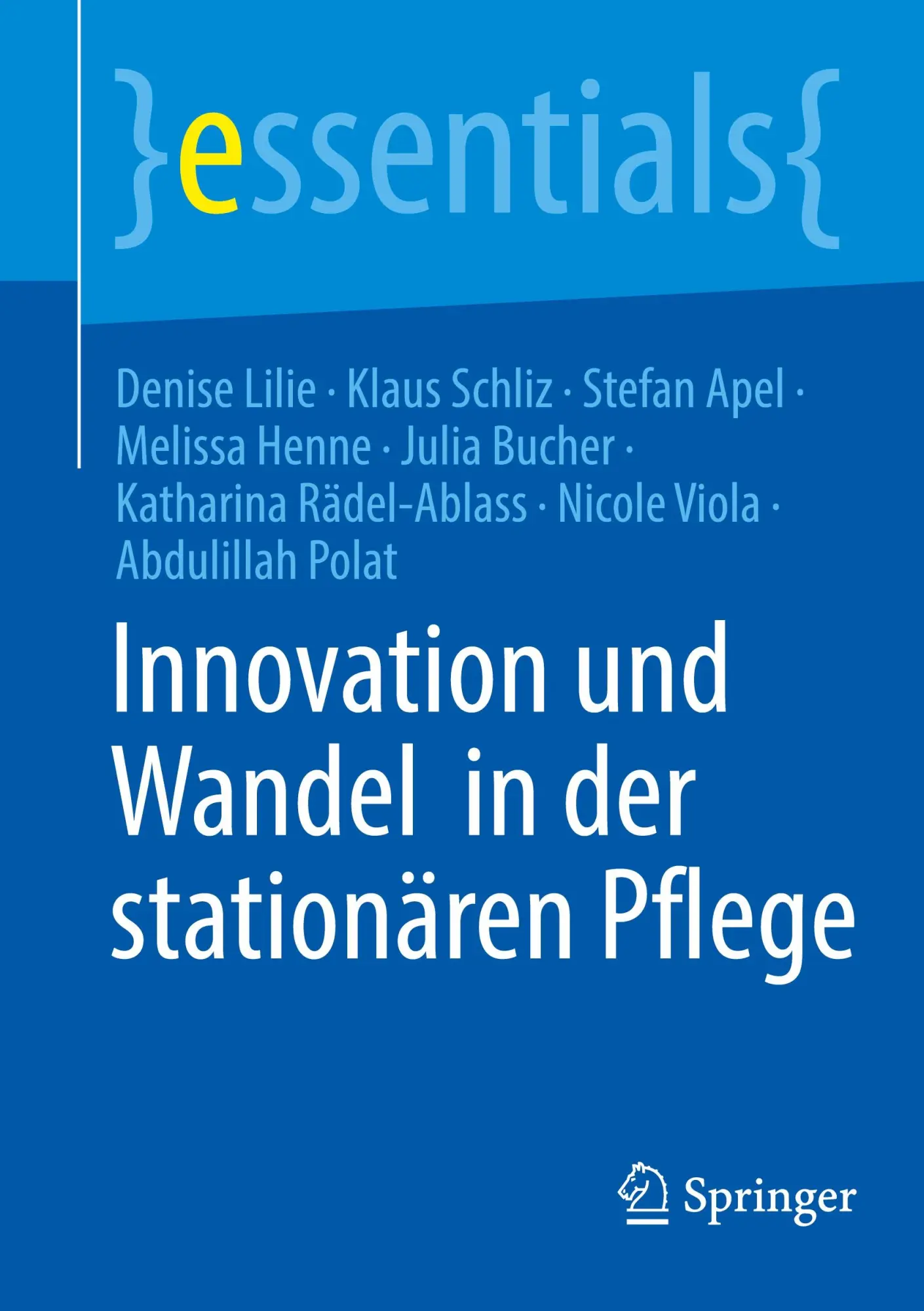 Cover: 9783662707852 | Innovation und Wandel in der stationären Pflege | Denise Lilie (u. a.)