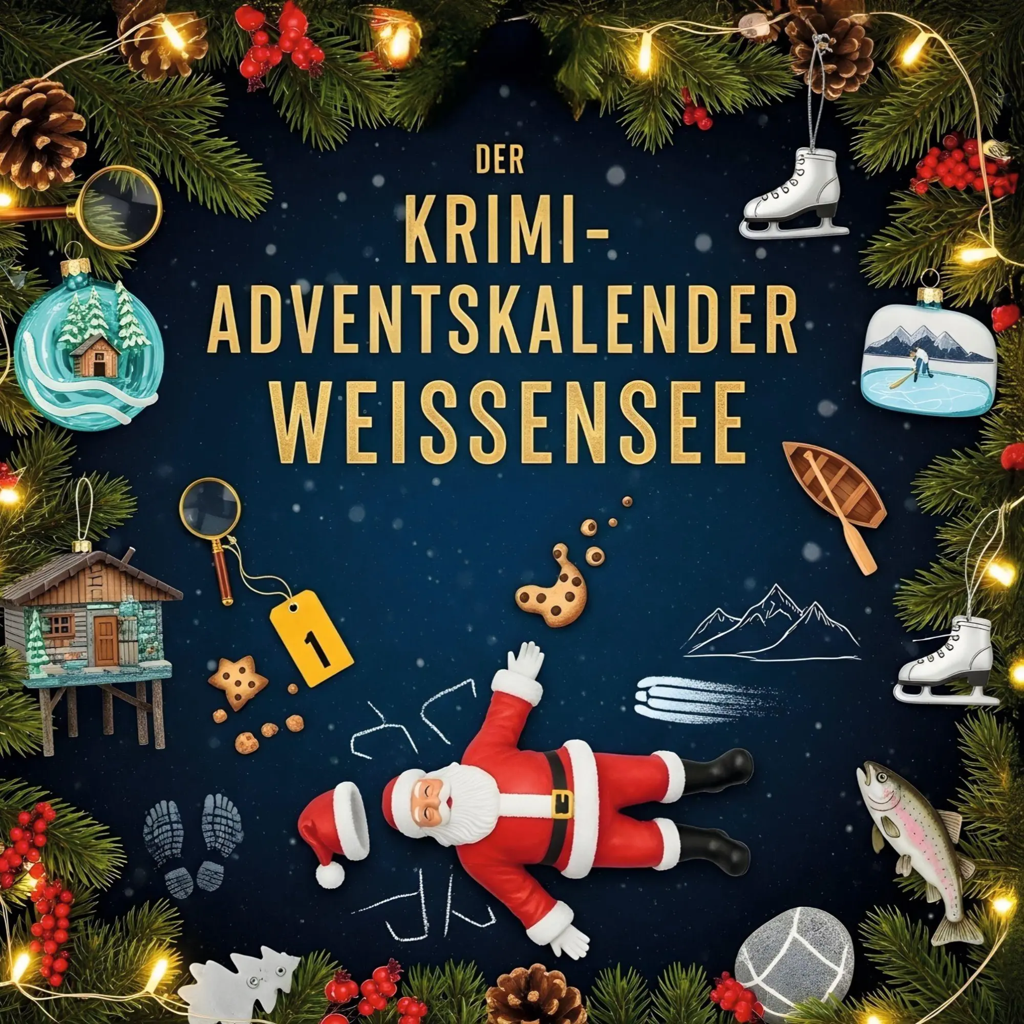 Cover: 9783695307852 | Der Krimi-Adventskalender Weissensee | Mordsverdächtig in 24 Akten