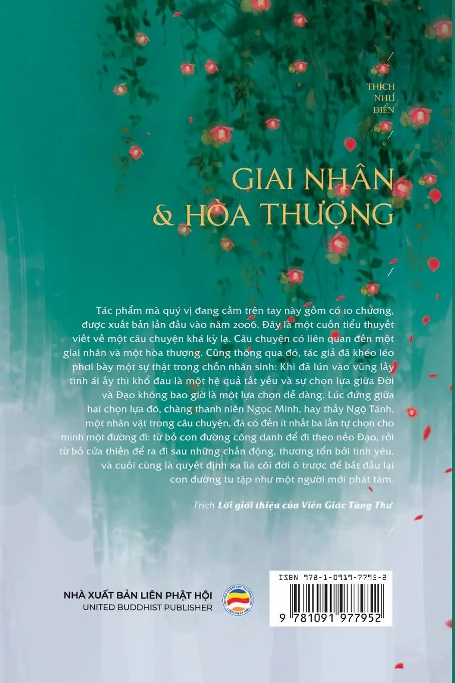 Rückseite: 9781091977952 | Giai nhân và Hòa th¿¿ng | Thích Nh¿ ¿i¿n | Taschenbuch | Vietnamesisch