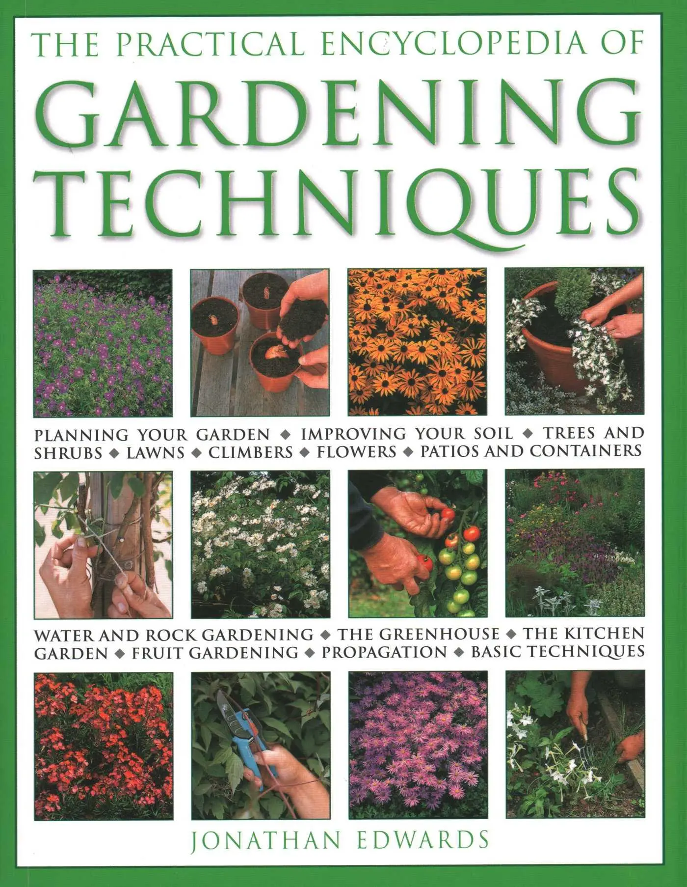 Cover: 9781843097952 | Gardening Techniques, Practical Encyclopedia of | Jonathan Edwards