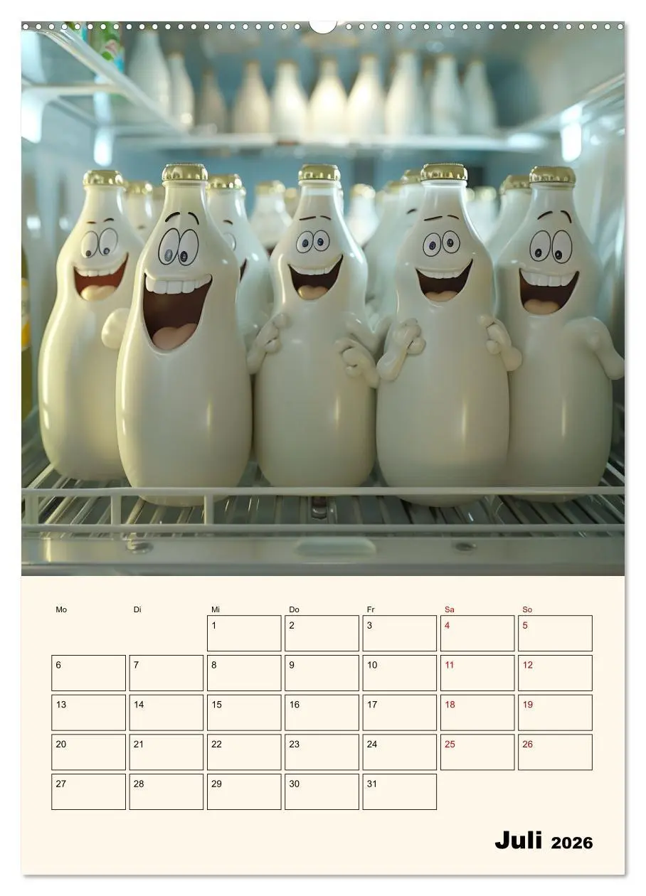 Bild: 9783516267952 | Nachts im Kühlschrank (Wandkalender 2026 DIN A2 hoch), CALVENDO...