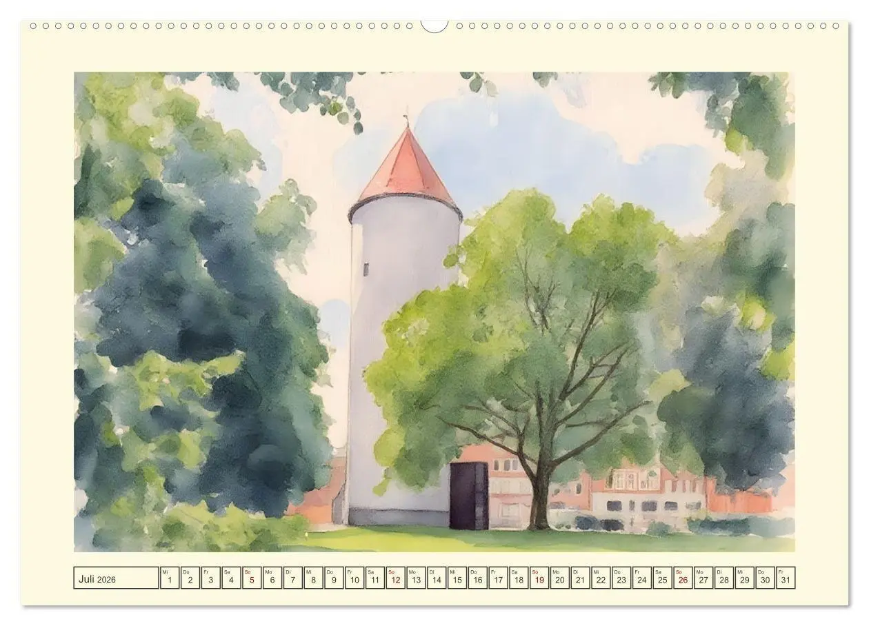 Bild: 9783516717952 | Liebenswerte Stadt Münster (Wandkalender 2026 DIN A2 quer),...