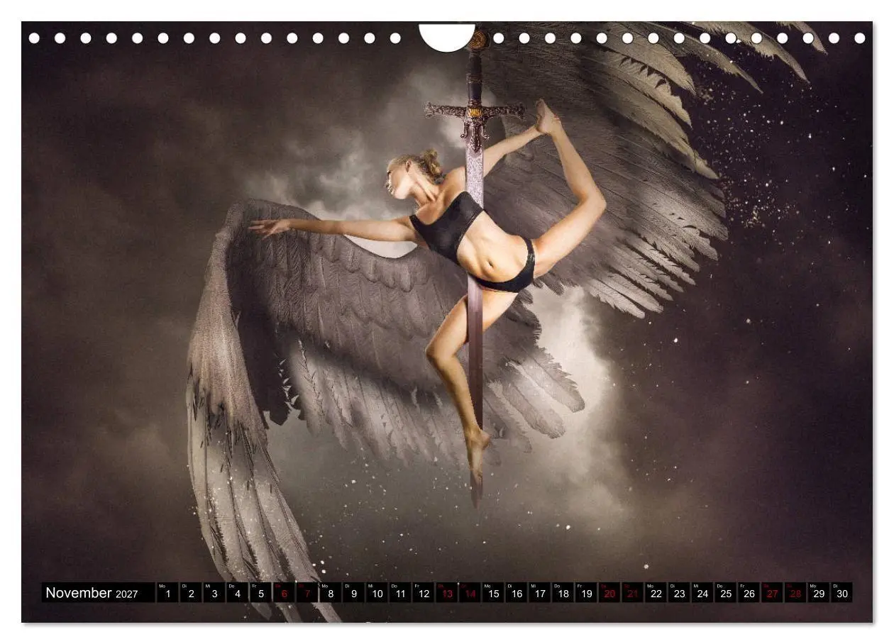 Bild: 9783569807952 | Pole Dance Engel (Wandkalender 2027 DIN A4 quer), CALVENDO...