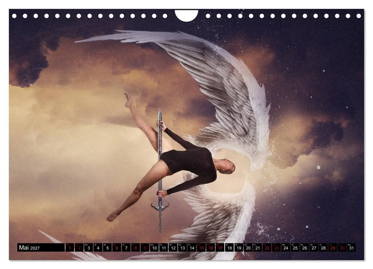 Bild: 9783569807952 | Pole Dance Engel (Wandkalender 2027 DIN A4 quer), CALVENDO...