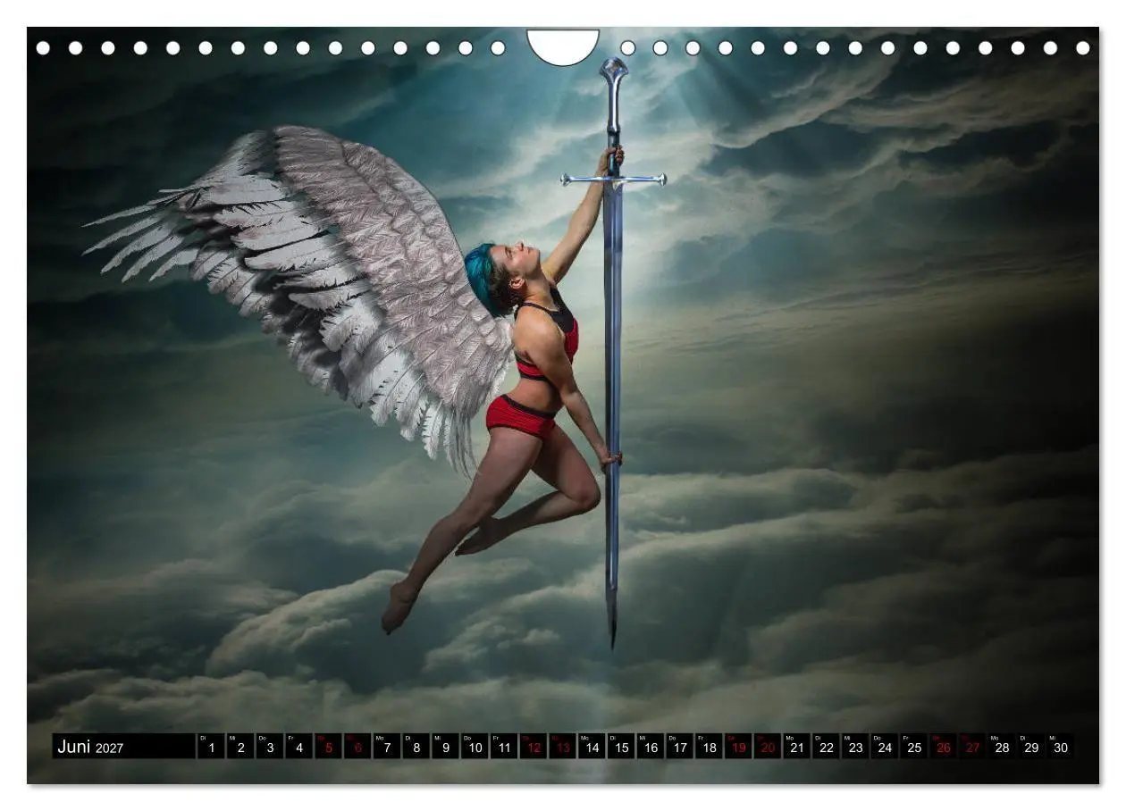 Bild: 9783569807952 | Pole Dance Engel (Wandkalender 2027 DIN A4 quer), CALVENDO...