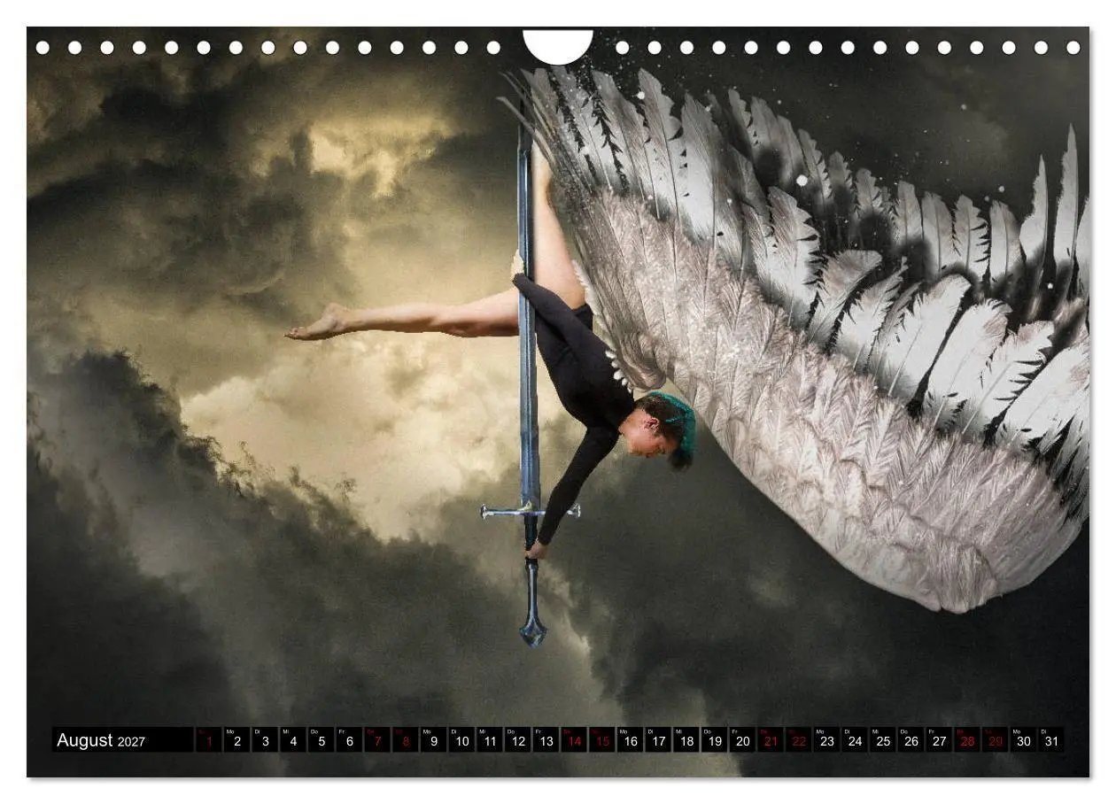 Bild: 9783569807952 | Pole Dance Engel (Wandkalender 2027 DIN A4 quer), CALVENDO...