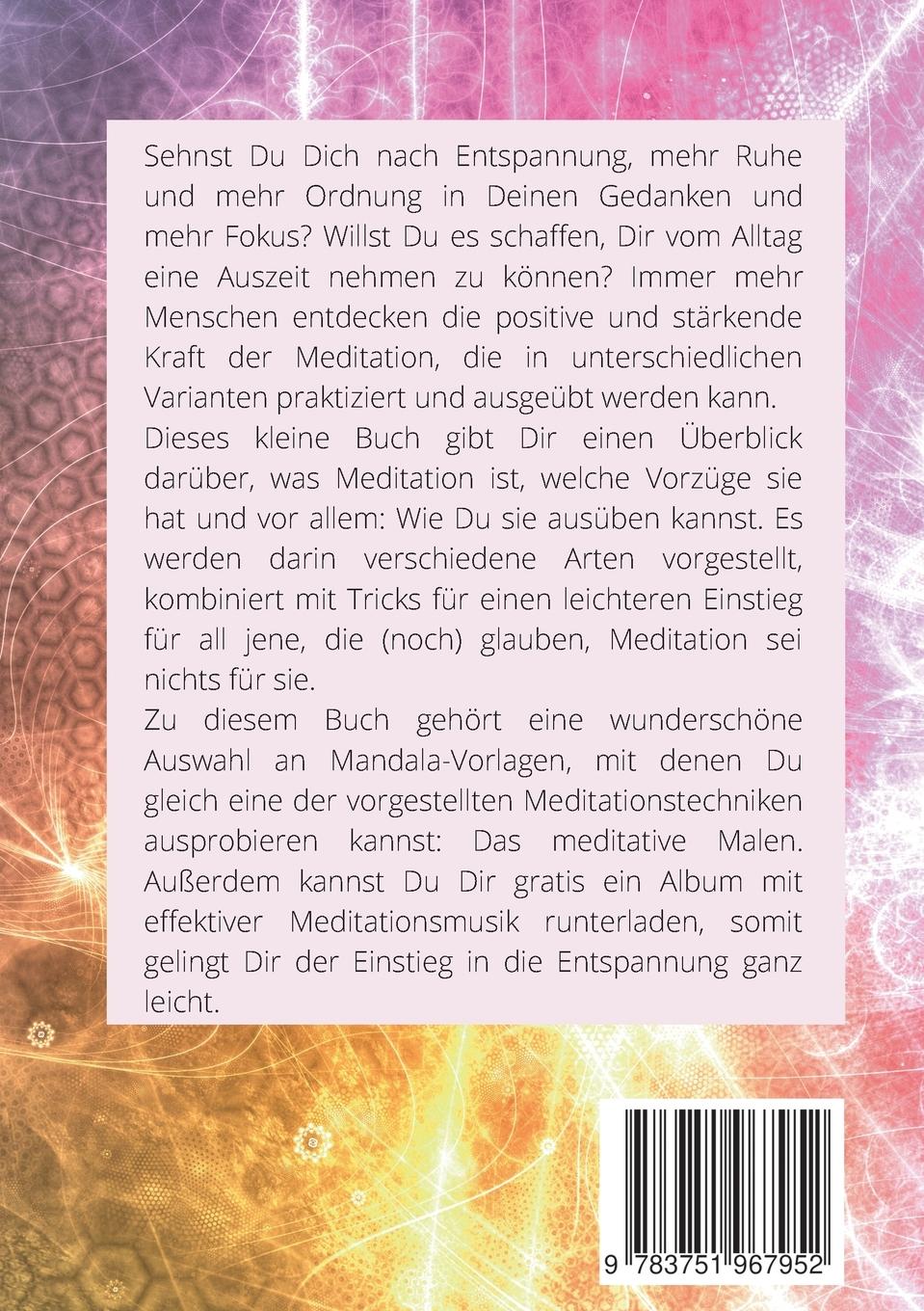 Rückseite: 9783751967952 | Meditation Entspannung und Fokus | Sia Westphal | Taschenbuch | 128 S.