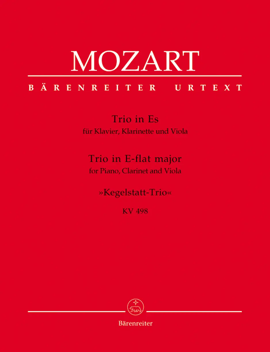 Cover: 9790006467952 | Trio K498 Kegelstatt Pno, Clar(Vln),Vla | Wolfgang Amadeus Mozart