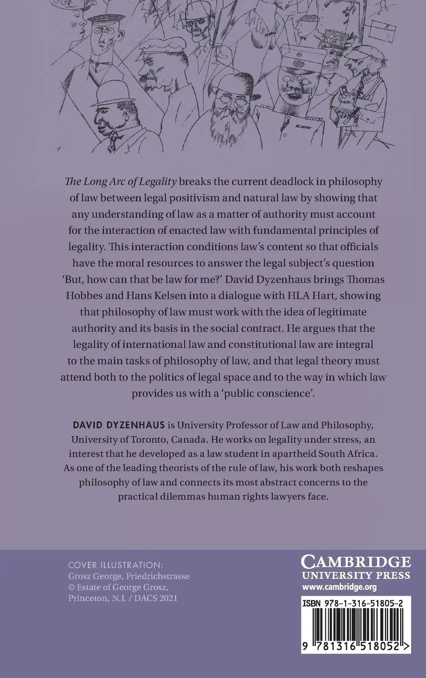 Rückseite: 9781316518052 | The Long Arc of Legality | David Dyzenhaus | Buch | Gebunden | 2022