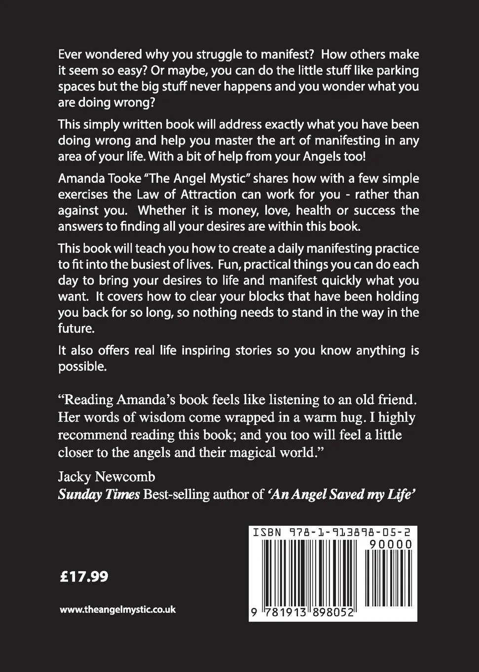 Rückseite: 9781913898052 | The Angel Mystic's Manifesting Manual | An Easy Guide to Manifesting