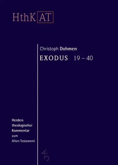 Cover: 9783451268052 | Exodus 19 - 40 | Christoph Dohmen | Buch | Lesebändchen | 416 S.