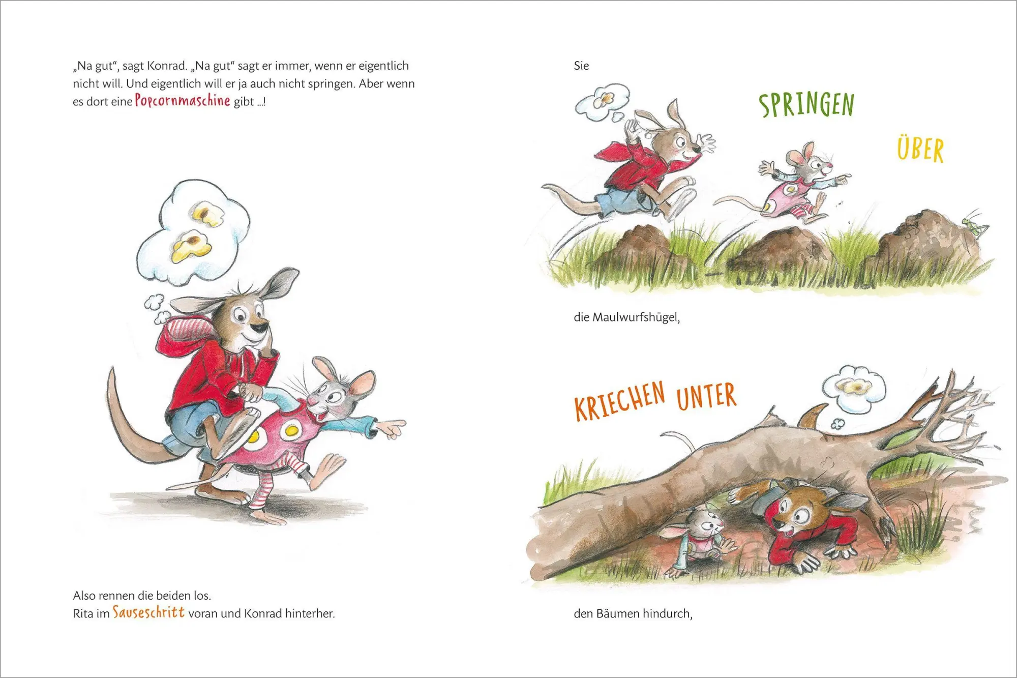 Bild: 9783451718052 | Konrad Känguru und Rita Rennmaus. Konrad hüpft zum Hauptgewinn | Buch