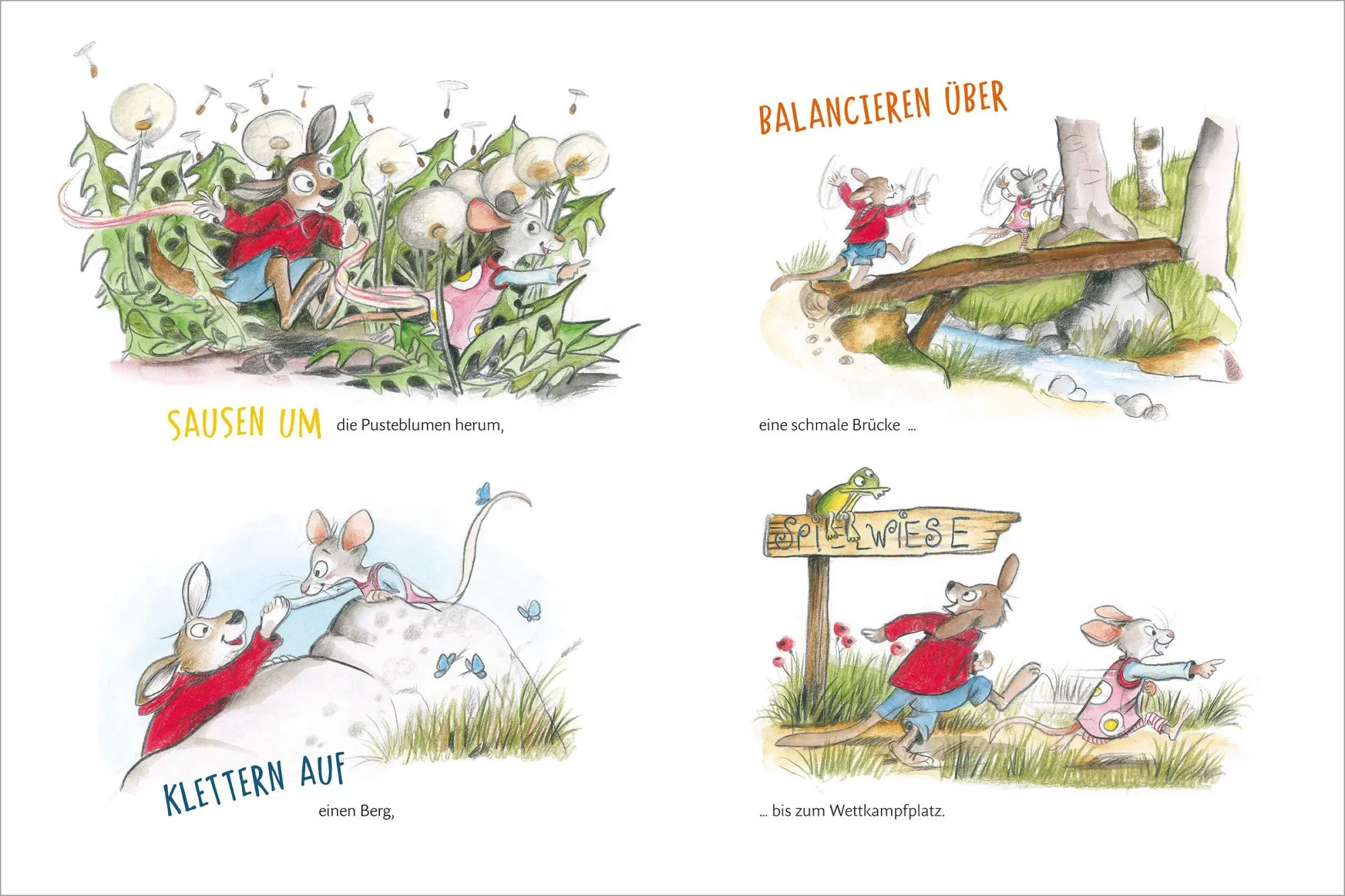 Bild: 9783451718052 | Konrad Känguru und Rita Rennmaus. Konrad hüpft zum Hauptgewinn | Buch