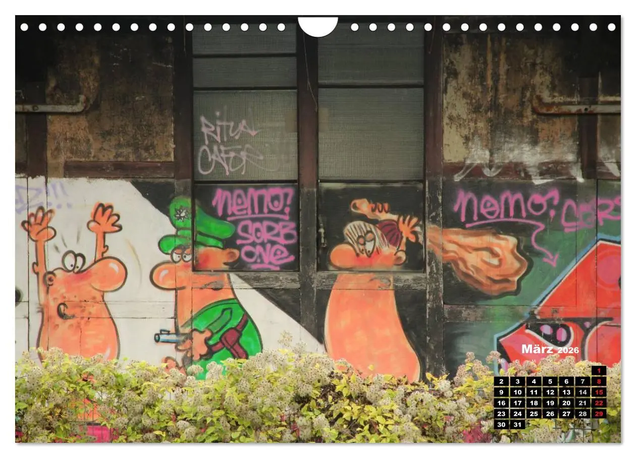Bild: 9783516228052 | Street-Art 2026 / CH-Version (Wandkalender 2026 DIN A4 quer),...