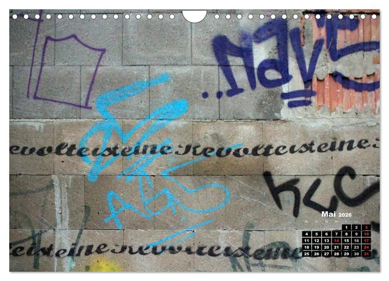 Bild: 9783516228052 | Street-Art 2026 / CH-Version (Wandkalender 2026 DIN A4 quer),...