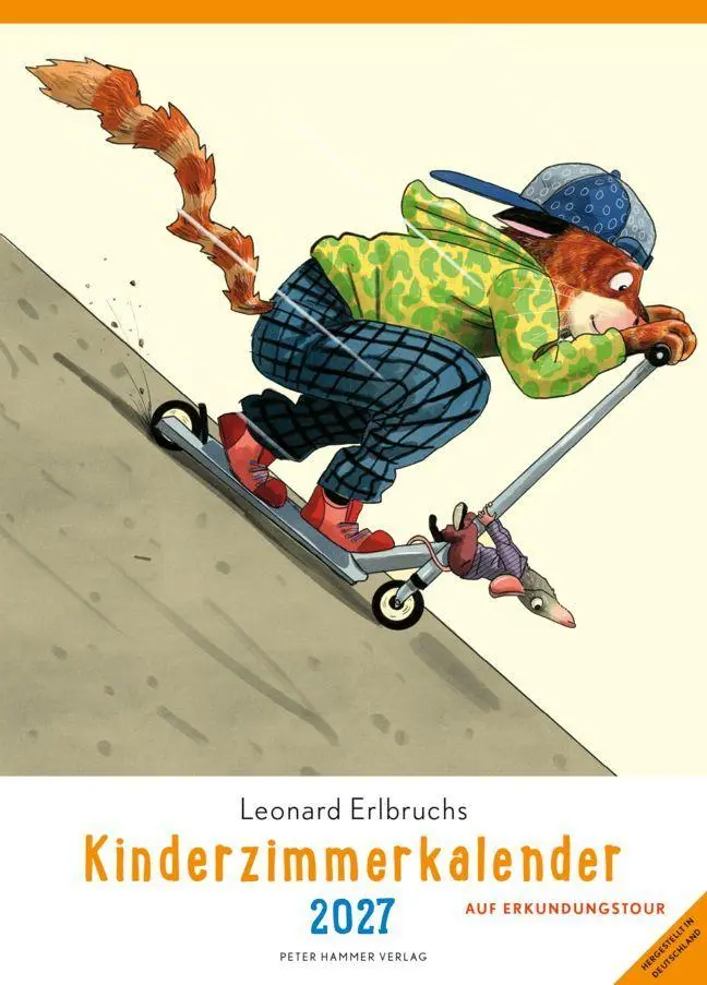 Cover: 9783779508052 | Leonard Erlbruchs Kinderzimmerkalender 2027 | Auf Erkundungstour