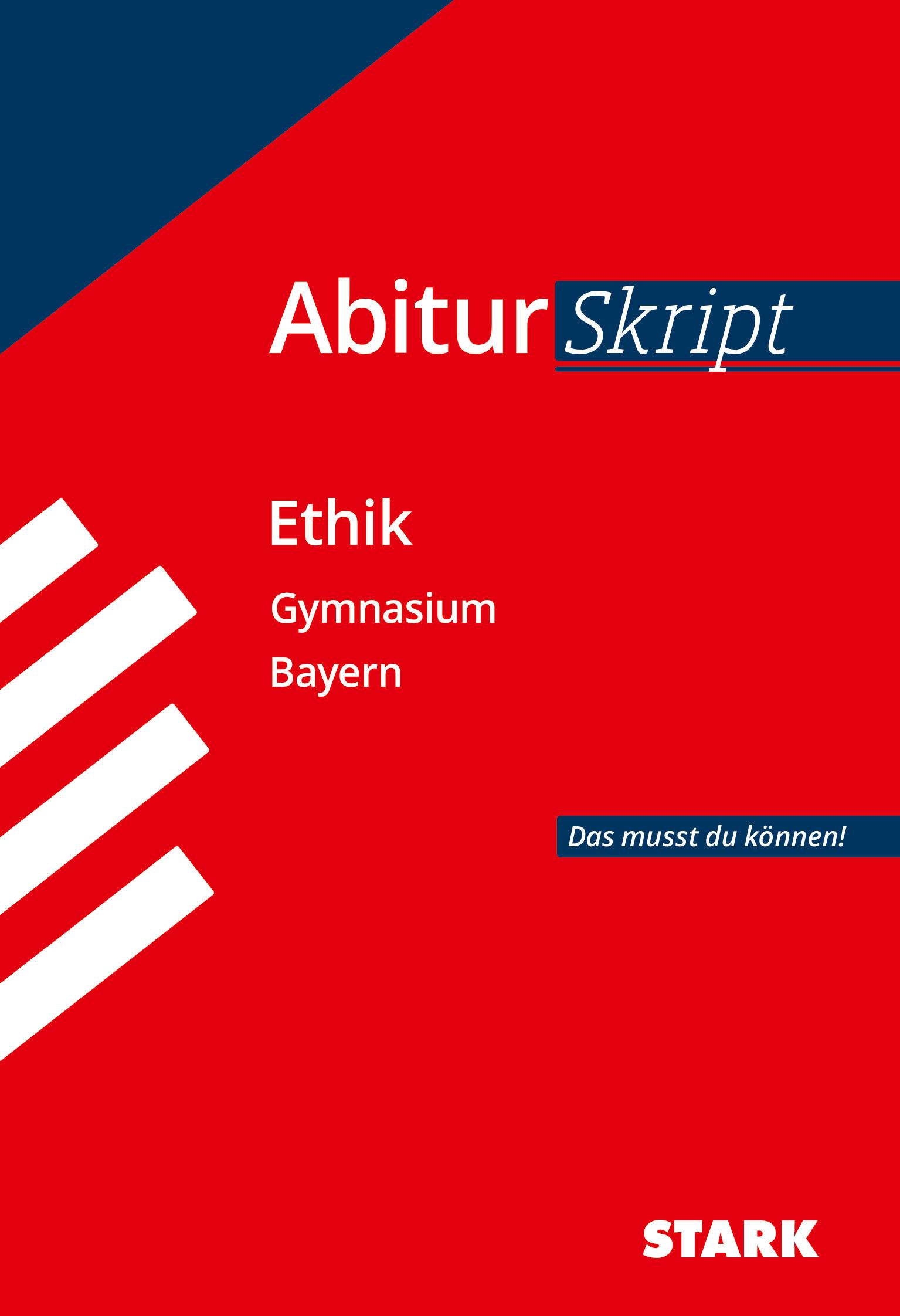 Cover: 9783849038052 | STARK AbiturSkript - Ethik - Bayern | Taschenbuch | Deutsch | 2019