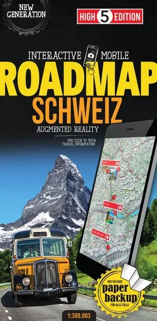 Cover: 9783906908052 | High 5 Edition Interactive Mobile Roadmap Schweiz. Switzerland /...