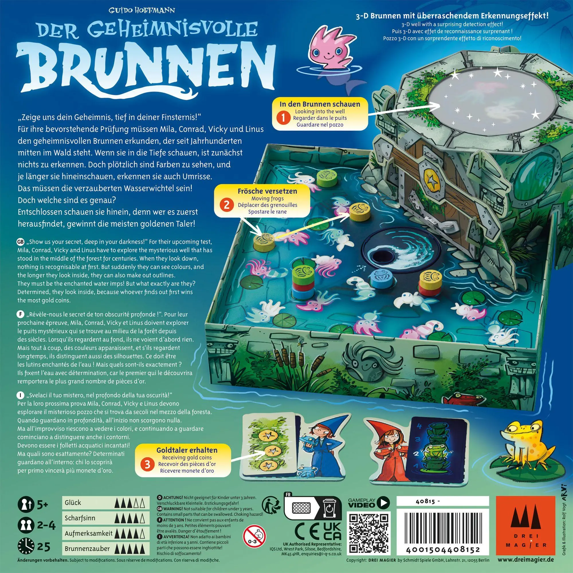 Bild: 4001504408152 | Der geheimnisvolle Brunnen | Drei Magier® Spiel | Spiel | 40815 | 2025