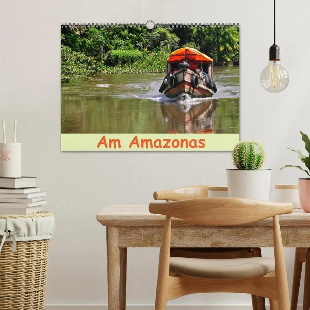 Bild: 9783435658152 | Am Amazonas (Wandkalender 2025 DIN A3 quer), CALVENDO Monatskalender