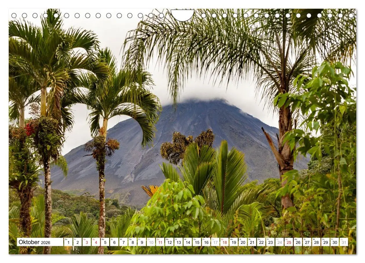Bild: 9783457298152 | Costa Rica (Wandkalender 2026 DIN A4 quer), CALVENDO Monatskalender