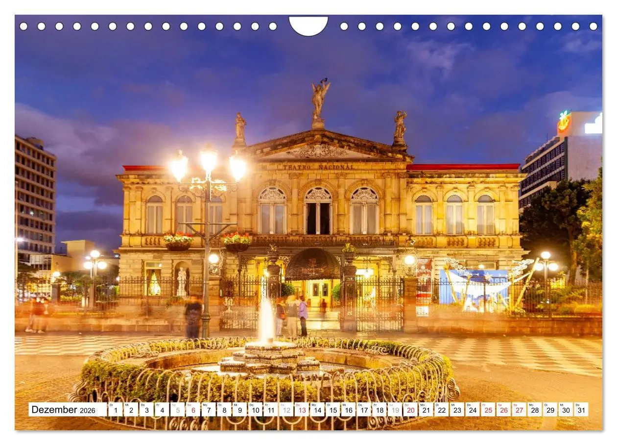 Bild: 9783457298152 | Costa Rica (Wandkalender 2026 DIN A4 quer), CALVENDO Monatskalender