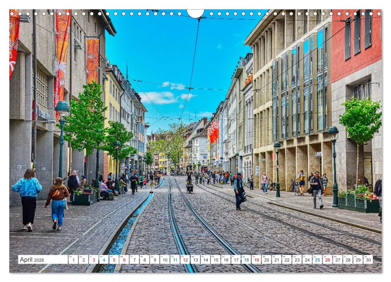 Bild: 9783457508152 | Freiburg - Die entspannte Stadt im Breisgau (Wandkalender 2026 DIN...