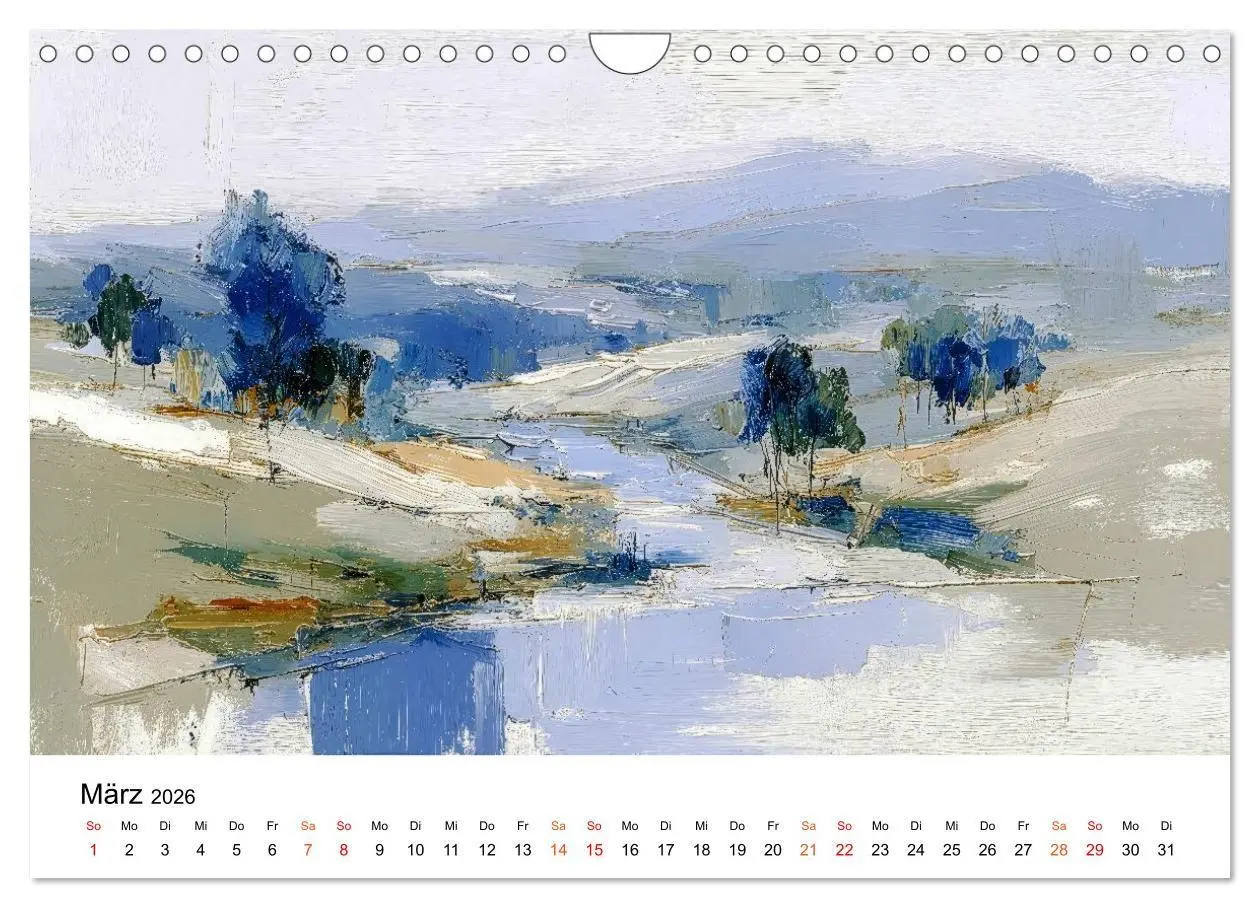 Bild: 9783516698152 | Kunst trifft Landschaft (Wandkalender 2026 DIN A4 quer), CALVENDO...
