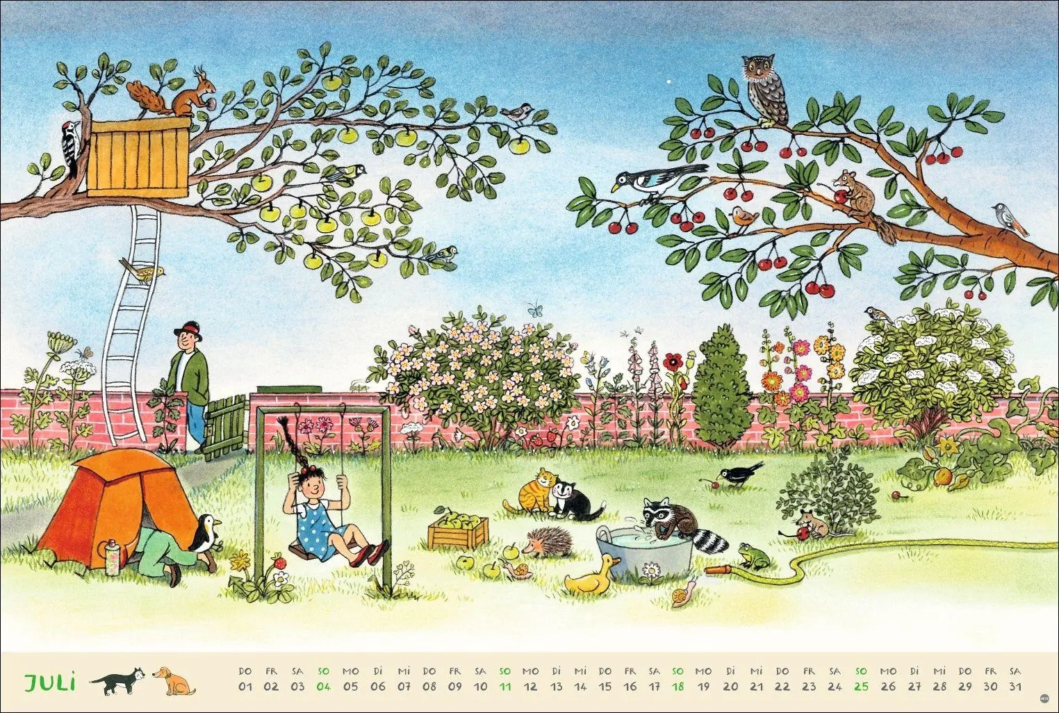 Bild: 9783756418152 | R.S. Berner Wimmel-Kalender 2027 | Rotraut Susanne Berner | Kalender
