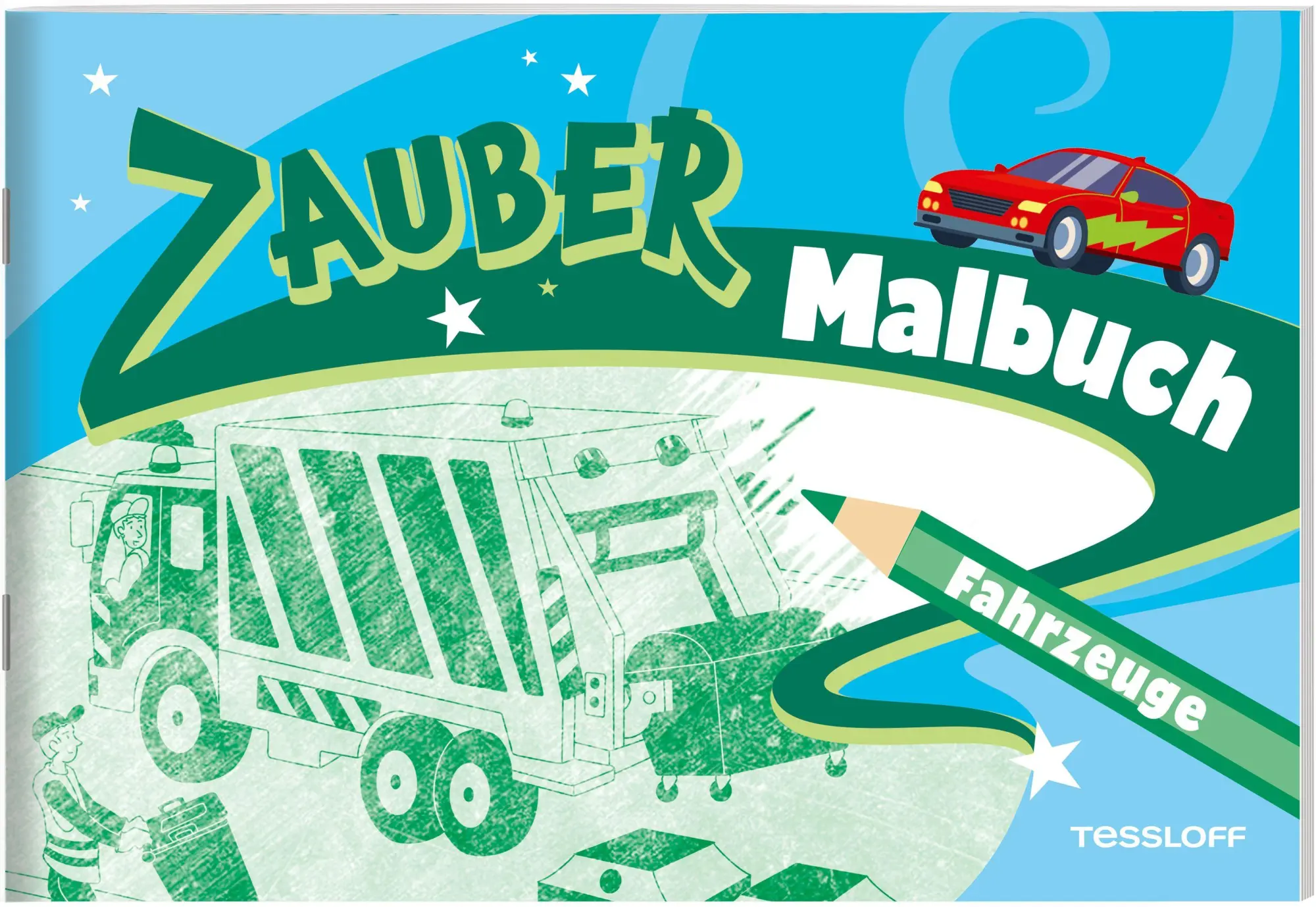 Cover: 9783788648152 | Zaubermalbuch. Fahrzeuge | KG | Broschüre | Malbücher und -blöcke