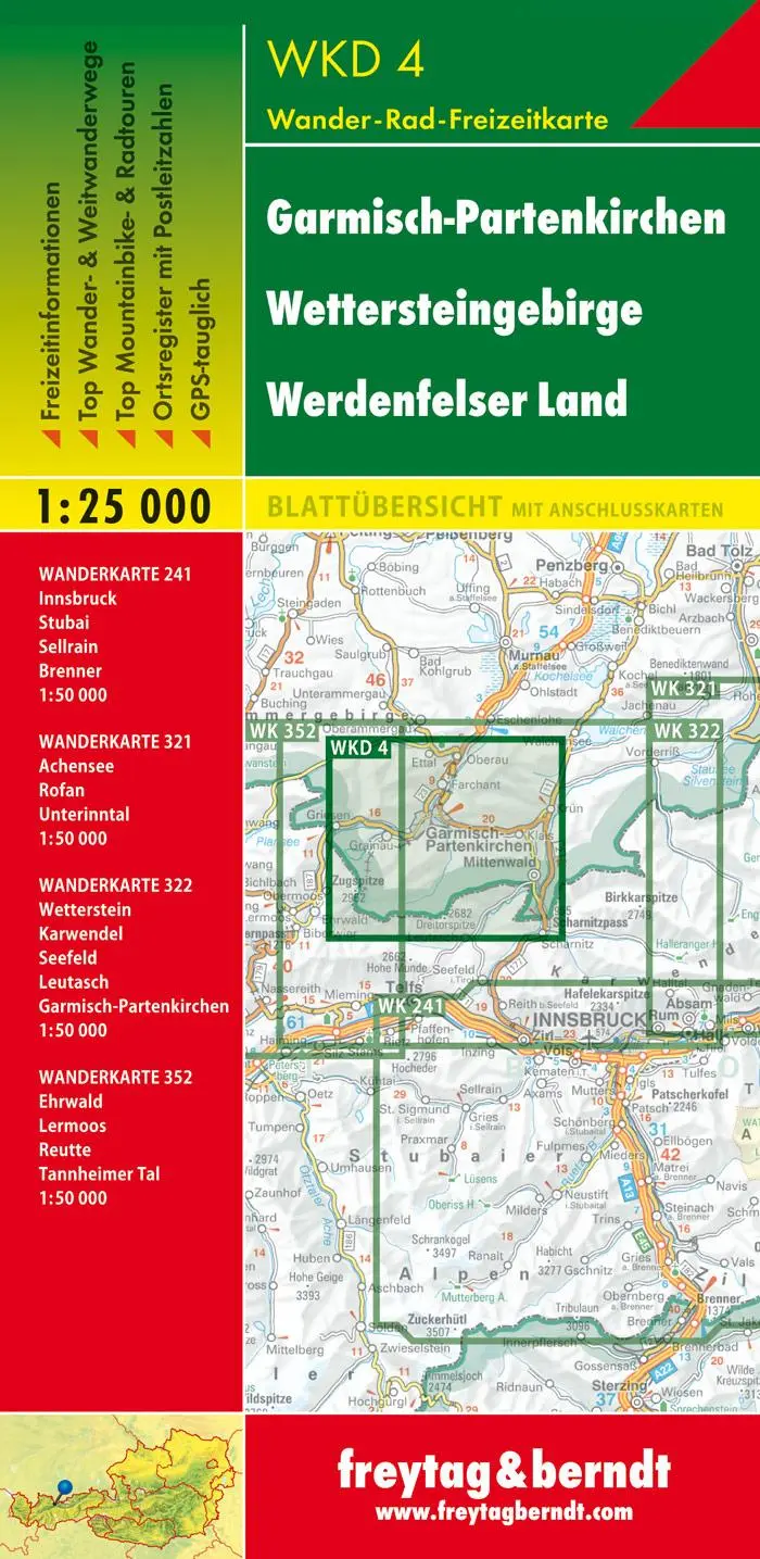 Rückseite: 9783850848152 | Garmisch-Partenkirchen: Wettersteingebirge, Werdenfelser Land 1 :...