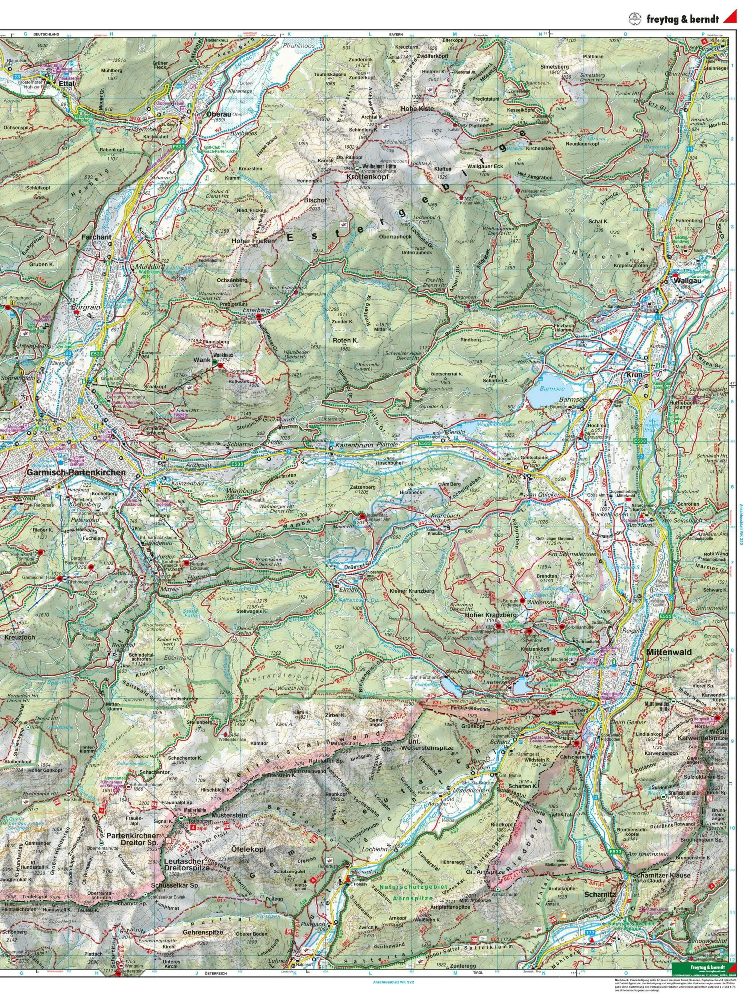 Bild: 9783850848152 | Garmisch-Partenkirchen: Wettersteingebirge, Werdenfelser Land 1 :...