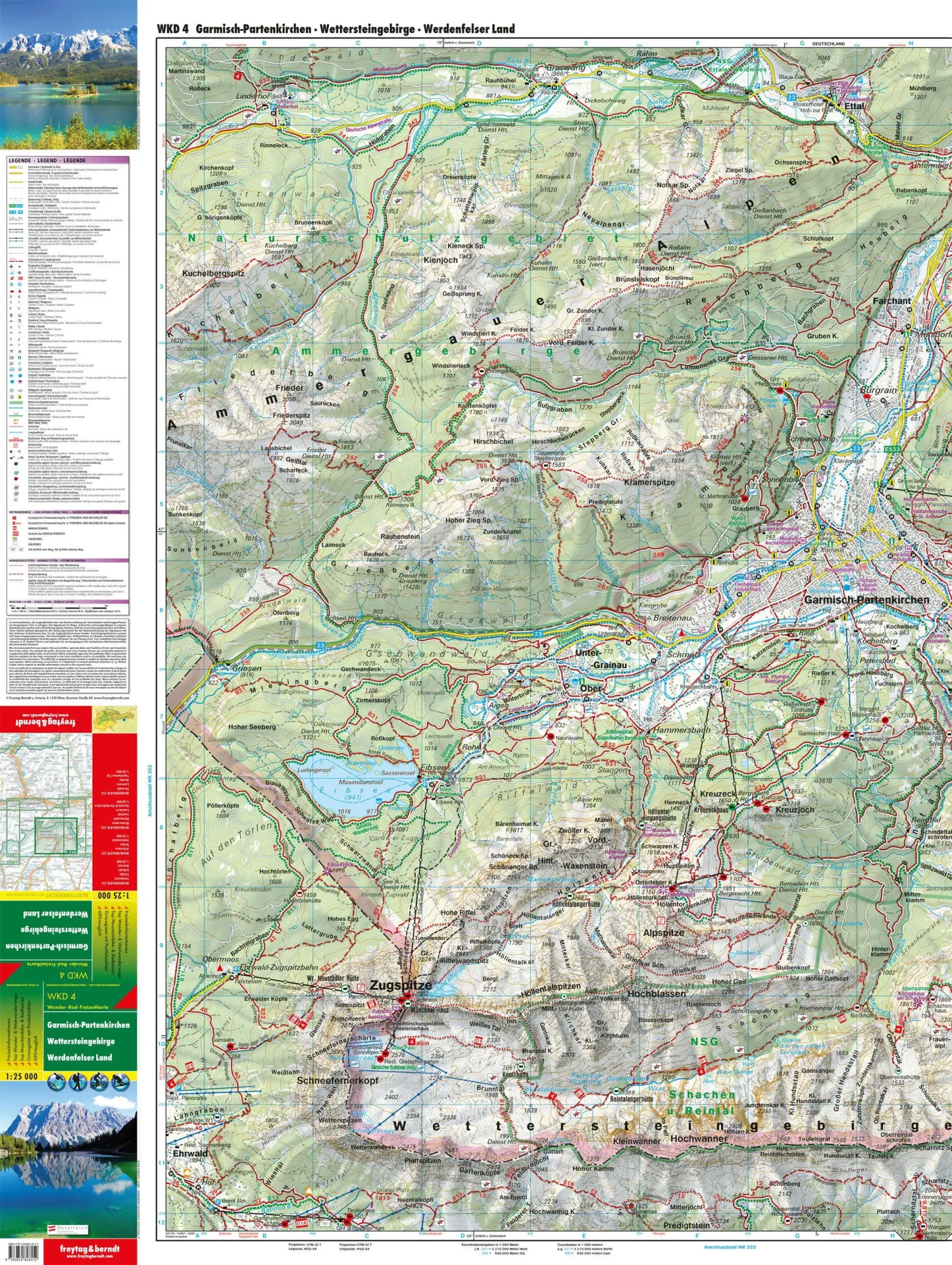 Bild: 9783850848152 | Garmisch-Partenkirchen: Wettersteingebirge, Werdenfelser Land 1 :...