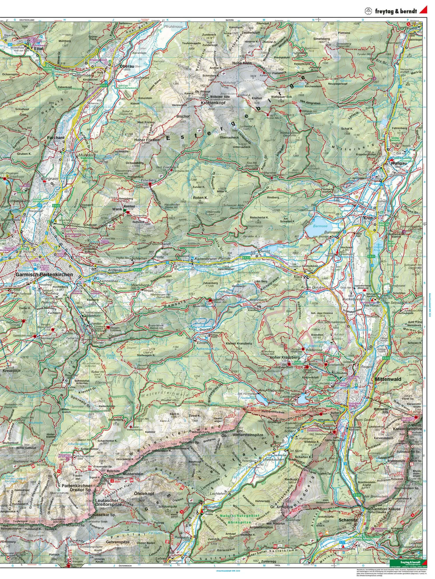 Bild: 9783850848152 | Garmisch-Partenkirchen: Wettersteingebirge, Werdenfelser Land 1 :...