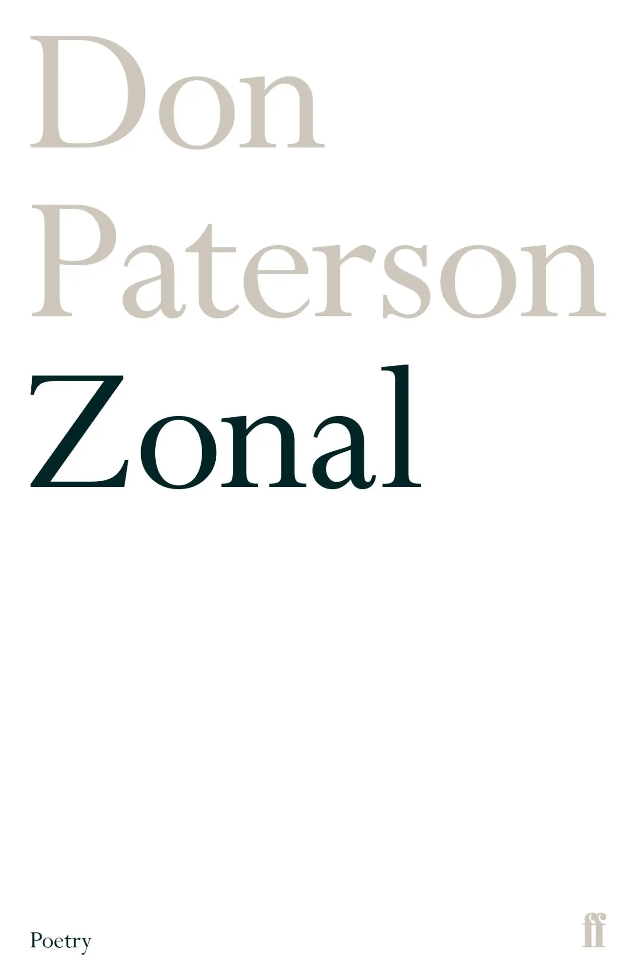 Cover: 9780571338252 | Zonal | Don Paterson | Taschenbuch | Kartoniert / Broschiert | 2022