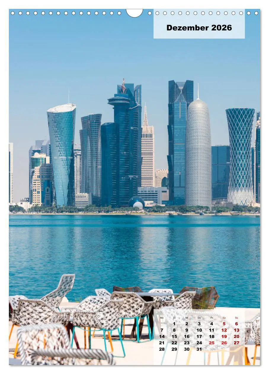 Bild: 9783516378252 | Doha Leuchtende Hauptstadt von Katar (Wandkalender 2026 DIN A3...