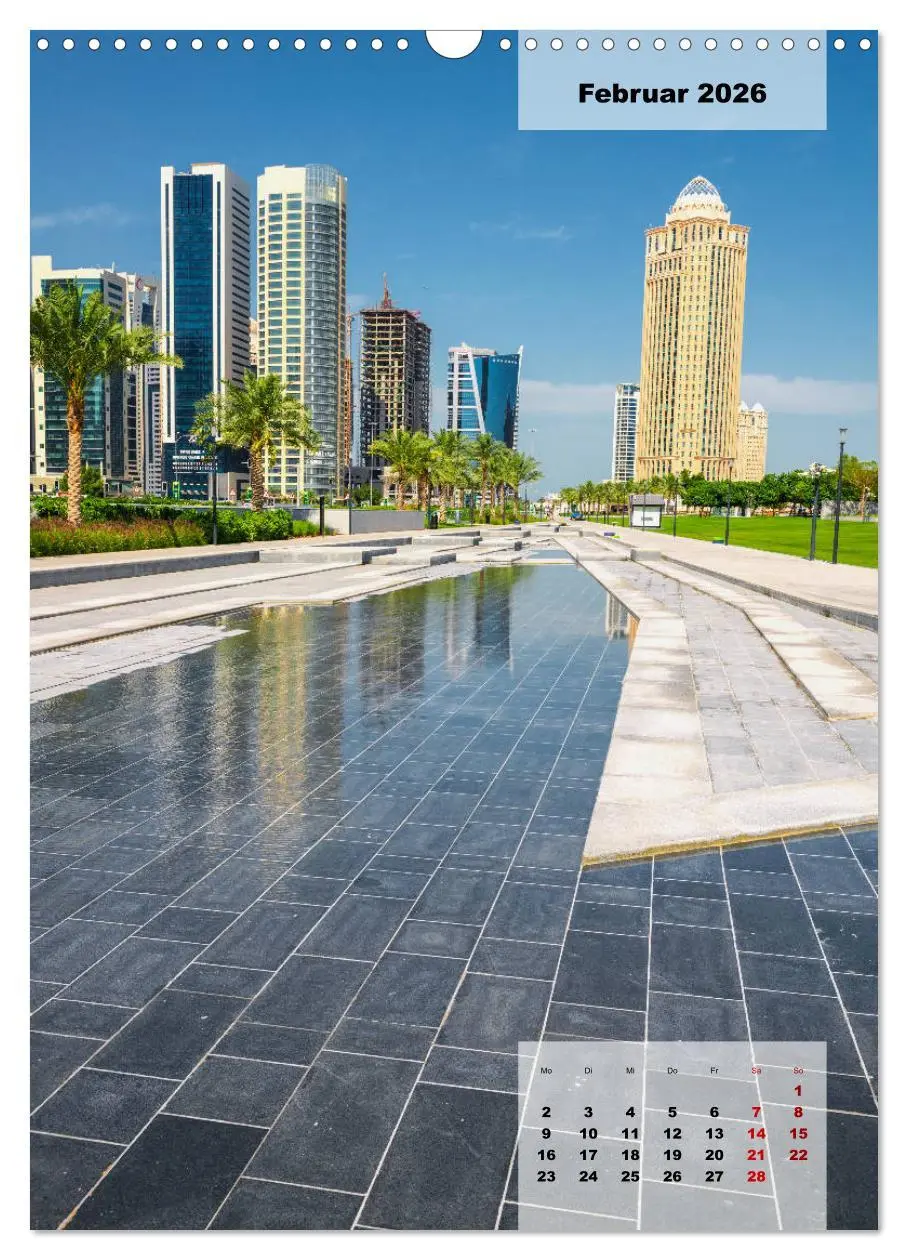 Bild: 9783516378252 | Doha Leuchtende Hauptstadt von Katar (Wandkalender 2026 DIN A3...