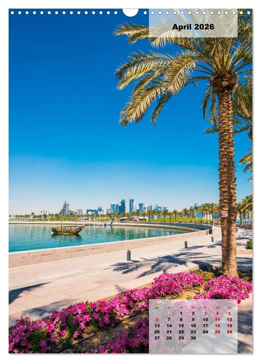 Bild: 9783516378252 | Doha Leuchtende Hauptstadt von Katar (Wandkalender 2026 DIN A3...