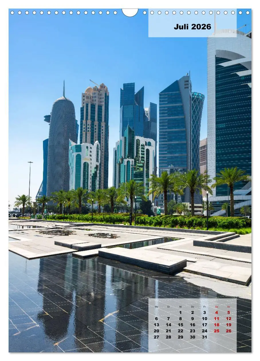 Bild: 9783516378252 | Doha Leuchtende Hauptstadt von Katar (Wandkalender 2026 DIN A3...